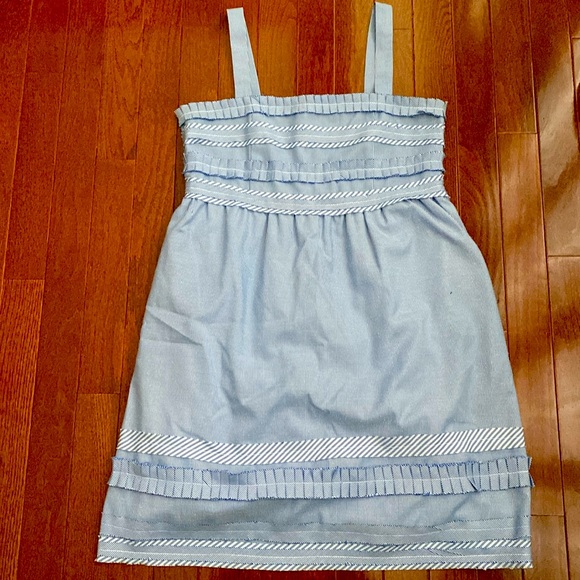 Kitty Kat Blue & White Striped Sundress - Picture 6 of 9